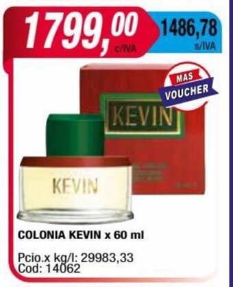 Maxiconsumo Colonia Kevin x 60ml oferta