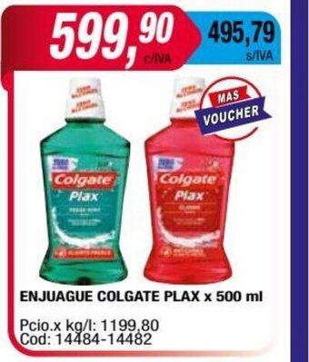 Maxiconsumo Enjuague Colgate Plax x 500ml oferta