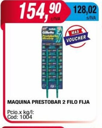 Maxiconsumo Maquina Prestobar 2 Filo Fija oferta