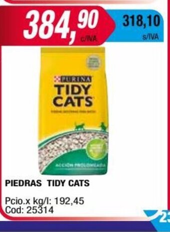 Maxiconsumo Piedras Tidy Cats oferta
