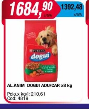 Maxiconsumo Al.Anim Dogui Adu/Car x 8kg oferta