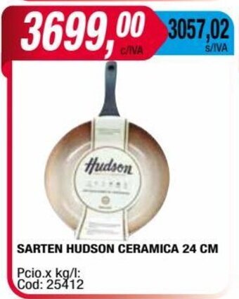 Maxiconsumo Sarten Hudson Ceramica 24cm oferta