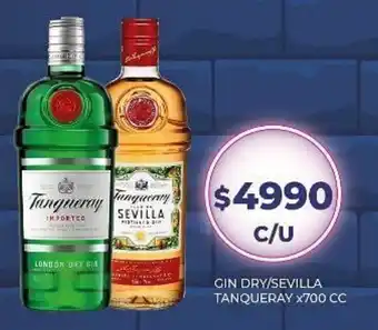 Gin Dry/Sevilla Tanqueray x 700cc