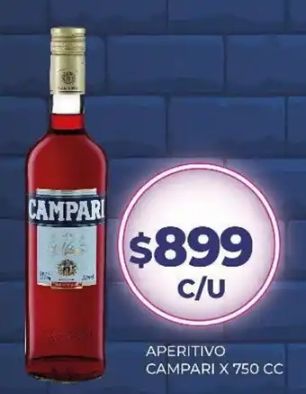 Supermercados Toledo Aperitivo Campari x 750cc oferta
