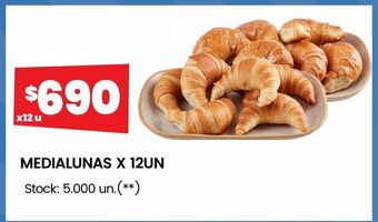 Changomas Medialunas x 12 un oferta