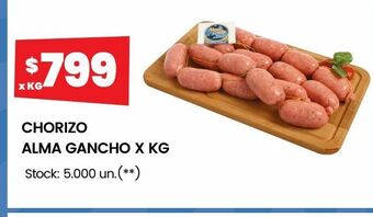 Changomas Chorizo alma gancho x kg oferta