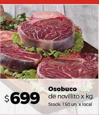 Disco Osobuco de novillito x kg oferta