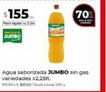 Disco Agua Saborizada Jumbo oferta