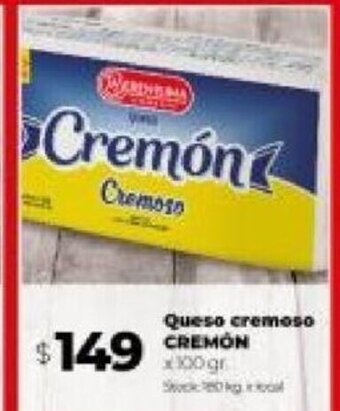Disco Queso Cremoso Cremón oferta