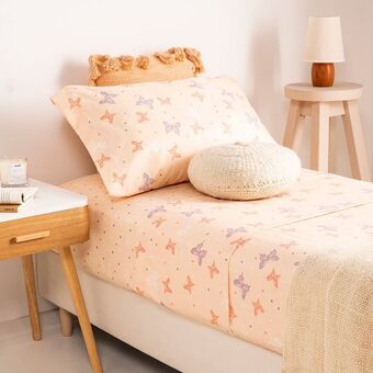 Arredo Juego de sábanas 1 plaza mariposa oferta