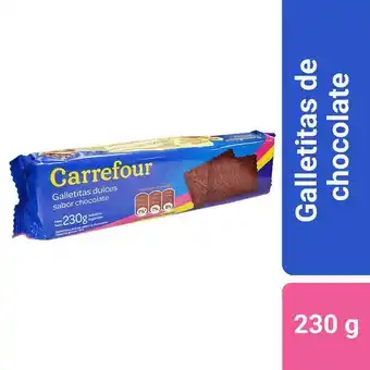 Carrefour Galletitas dulces carrefour chocolate 230 g. oferta