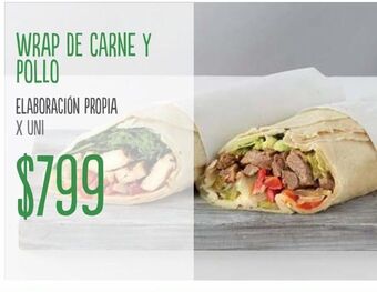 Jumbo Wrap de carne y pollo oferta