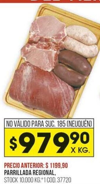 Coto Parrillada Regional oferta