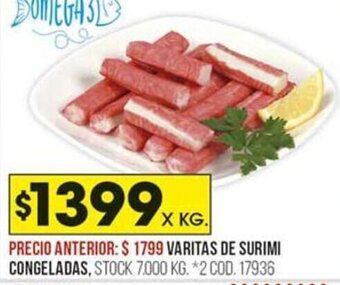 Coto Varitas De Surimi Congeladas oferta