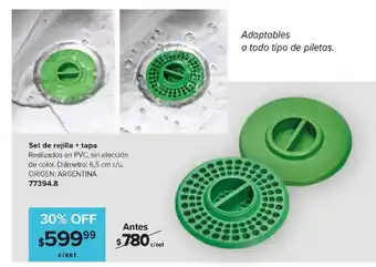 Set de Rejilla + Tapa