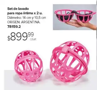 Set de Lavado Para Ropa íntima x 2 u
