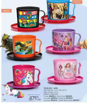 Set de Taza + Plato