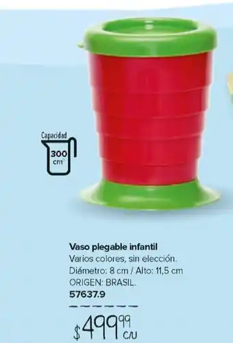 Vaso Plegable Infantil