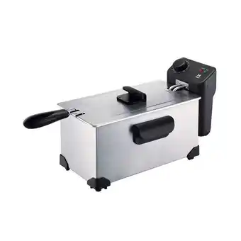 Carrefour Freidora con aceite mandine 3 lts mdf30-21l negra e inox oferta