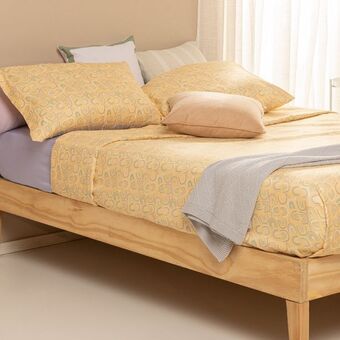 Arredo Juego de sábanas queen size arco corazón oferta