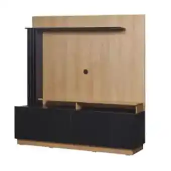Maitess Centro entret mesina scaletta 180cm hickory/negro p/tv 65" oferta