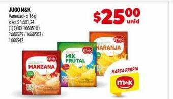 Makro Jugo m&k oferta