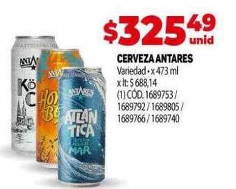 Makro Cerveza antares oferta