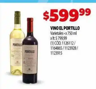 Makro Vino el portillo oferta