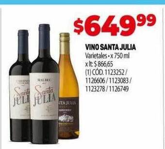 Makro Vino santa julia oferta