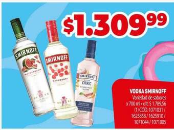 Makro Vodka smirnoff oferta