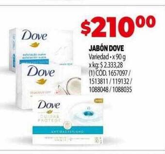 Makro Jabón dove oferta