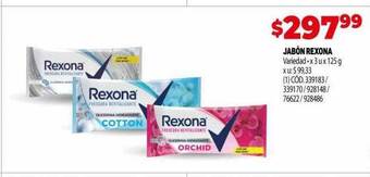 Makro Jabón rexona oferta