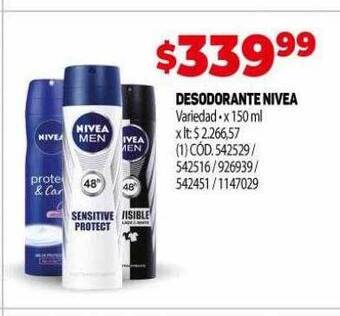 Makro Desodorante nivea oferta