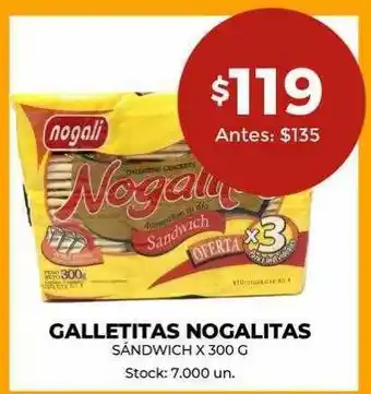 Super MAMI Galletitas nogalitas oferta
