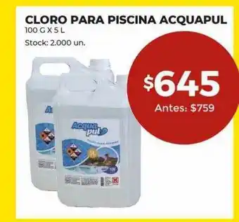 Super MAMI Cloro para piscian acquapul oferta