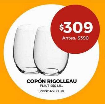 Super MAMI Copón rigolleau flint 450 ml oferta