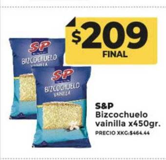 Supermayorista Vital S&p bizcochuelo vainilla oferta