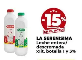 Supermayorista Vital La serenisima leche entera descremada oferta
