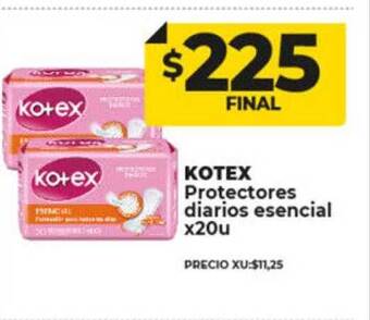 Supermayorista Vital Kotex oferta