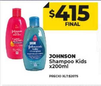 Supermayorista Vital Johnson shampoo kids oferta
