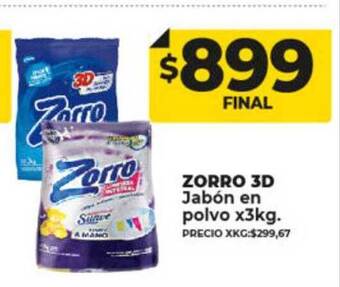 Supermayorista Vital Zorro 3d oferta