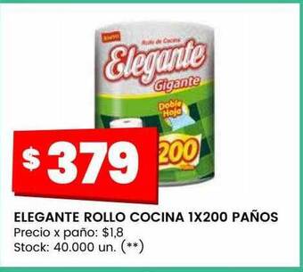 Changomas Elegante rollo cocina 1x200 paños oferta