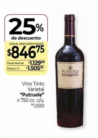 La Anonima Vino tinto varietal oferta