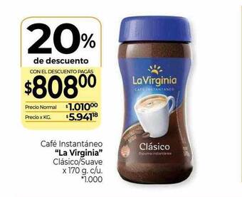 La Anonima Café instantáneo oferta