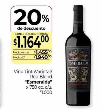 La Anonima Vino tinto varietal red blend oferta