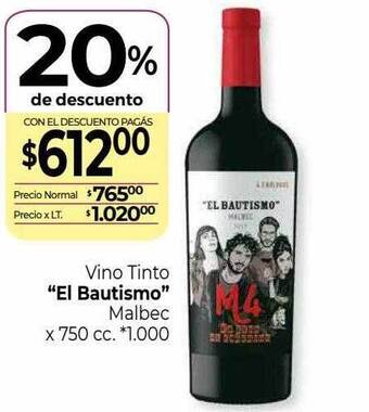 La Anonima Vino tinto oferta