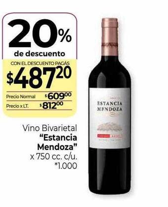 La Anonima Vino bivarietal oferta