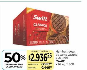 La Anonima Hamburguesa de carne vacuna oferta