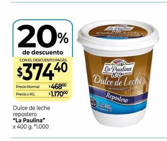 La Anonima Dulce de leche repostero oferta