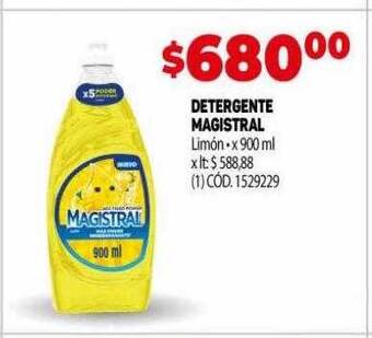 Makro Detergente magistral limón oferta